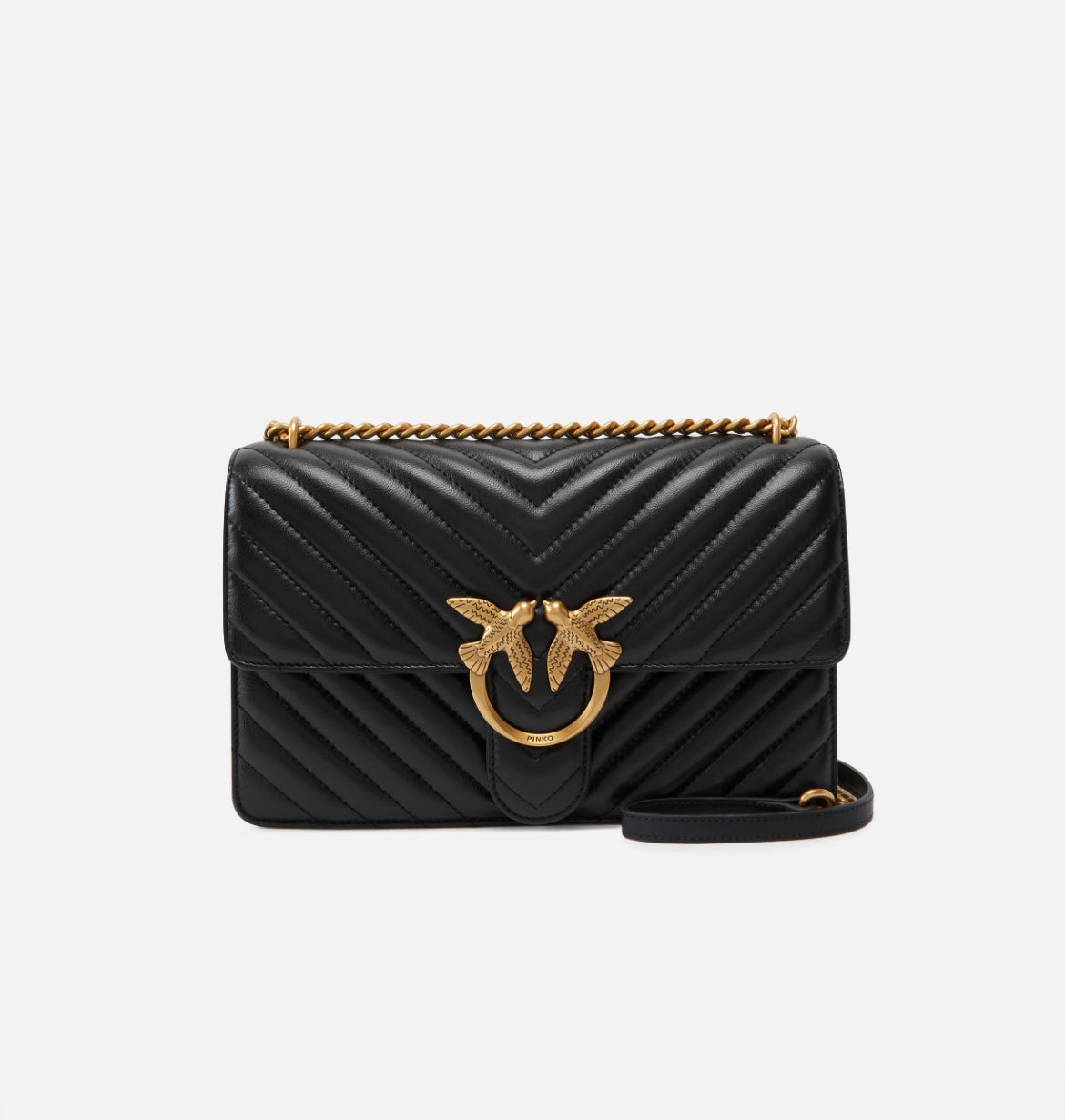 Pinko Bandolera Love Bag One Chevron