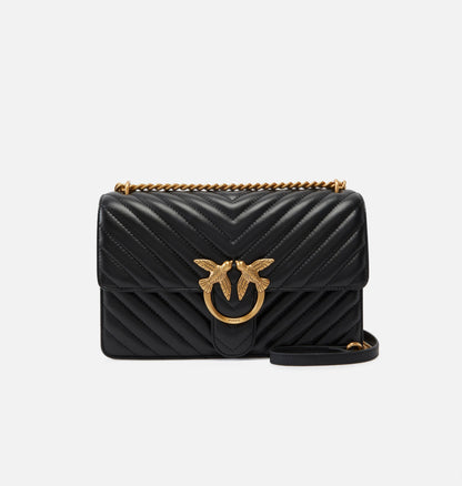 Pinko Bandolera Love Bag One Chevron
