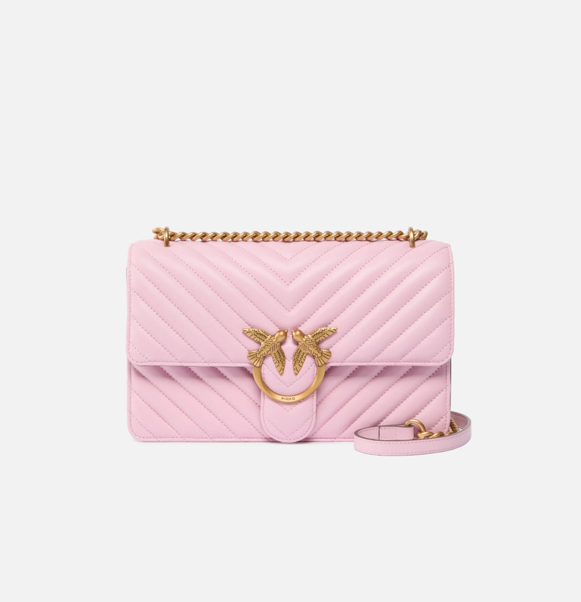 Pinko Bandolera Love Bag One Chevron